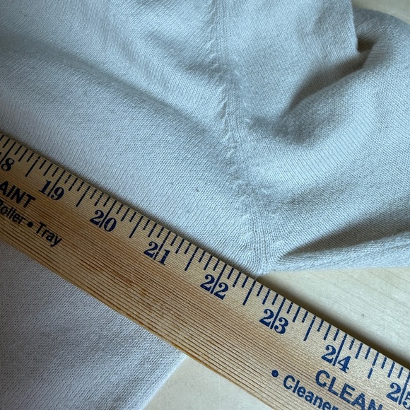 Hatch Cream Ivory Maternity V- Neck Sweater - Picture 4 of 7